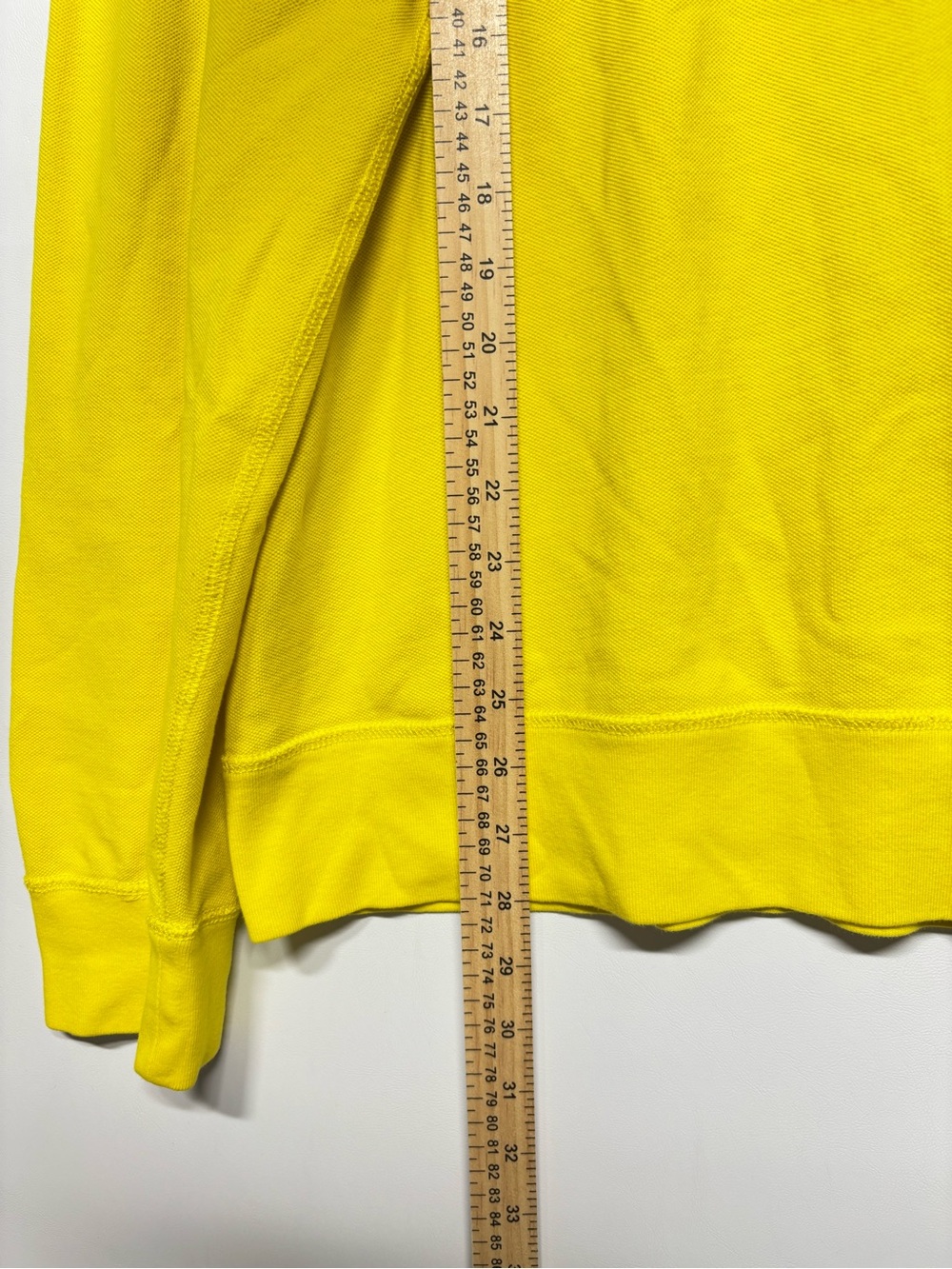 ✨Polo by Ralph Lauren Men’s Yellow Crewneck Sweatshirt Size XL - Picture 13 of 15